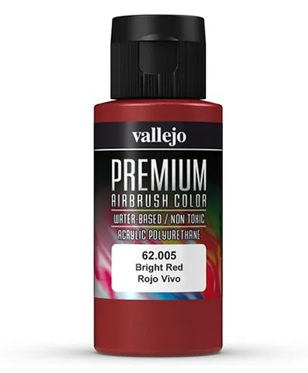 Vallejo Premium Airbrush Color 62.005 Bright Red - 60mL