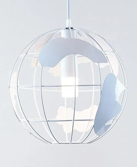 PAN Home Globe Pendant - White