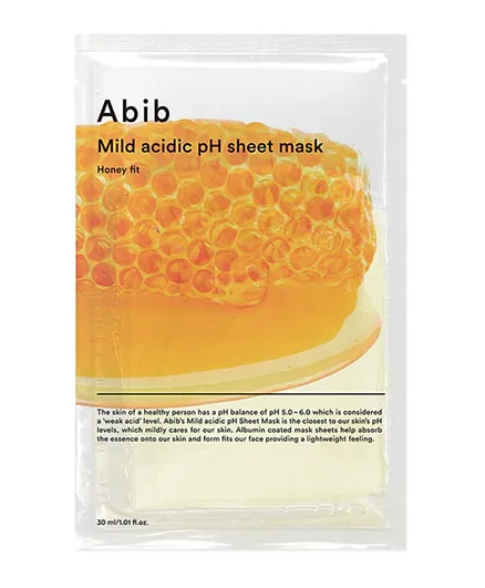 ABIB Mild Acidic Ph Sheet Mask Honey Fit - 30mL