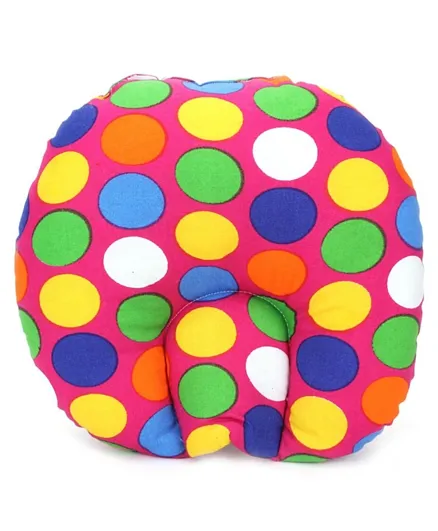 Babyhug U Shaped Baby Pillow Polka Dot Print - Pink