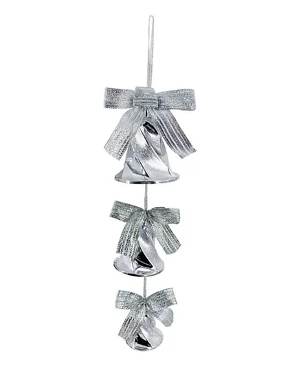 Christmas Magic Bells Cluster Silver - Pack of 1