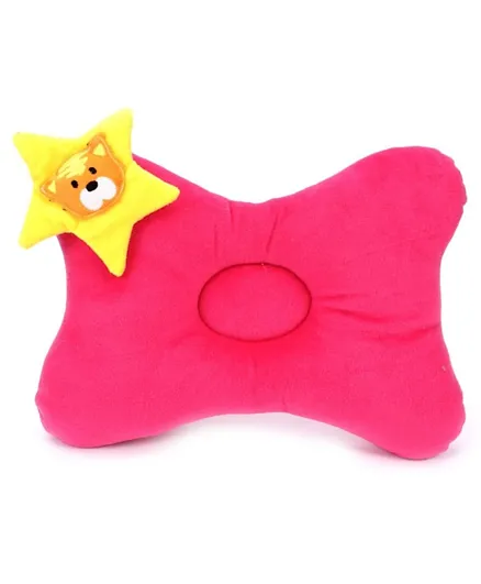 Babyhug Plush Butterfly Shaped Baby Pillow - Pink