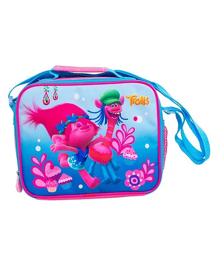 Dreamworks Trolls Lunch Bag - Blue & Pink