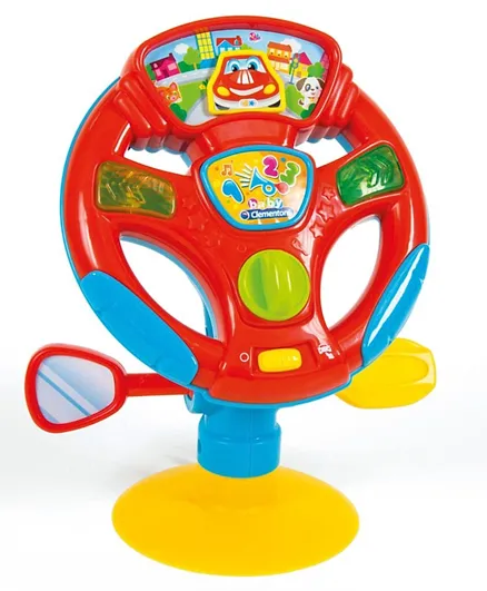 Clementoni Baby Activity Steering Wheel - Red