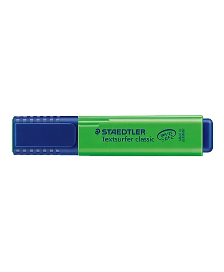 ستيدتلر - قلم تظليل تيكستسيرفر كلاسيك - أخضر، عبوة من 10