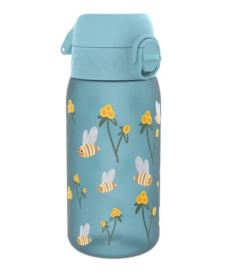 أيون8 - قارورة ماء للأطفال خالية من BPA ومانعة للتسريب ذات تصميم النحل الطنان - 350 مل