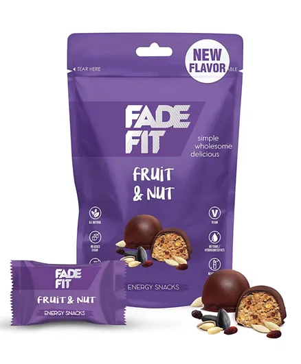Fade Fit Fruit & Nut Snack Pack of 10 -  45g