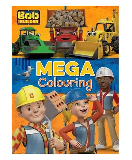 Parragon Bob The Builder Mega Coloring Paperback - English