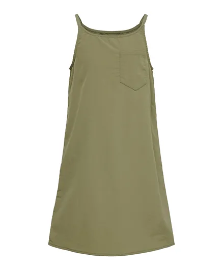 أونلي كيدز فستان بأحزمة - أخضر