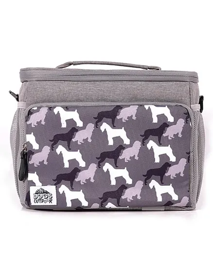 Biggdesign Dogs Insulated Lunch Bag Grey - 10L