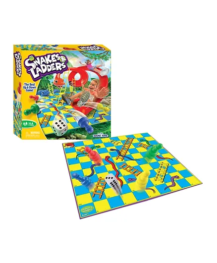Funville Game Time Snakes & Ladders - 2 to 4 Players