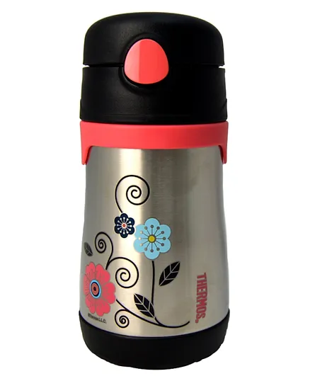 ثيرموز - زجاجة مياه من الستانلس ستيل مع مزاز  فوجو، سعة 290 مل