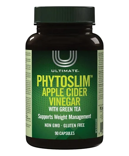 Ultimate Phytoslim Apple Cider Vinegar with Green Tea - 90 Capsules
