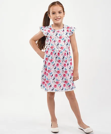 Birthday Girl Sleeveless One Piece Dresses - Pink