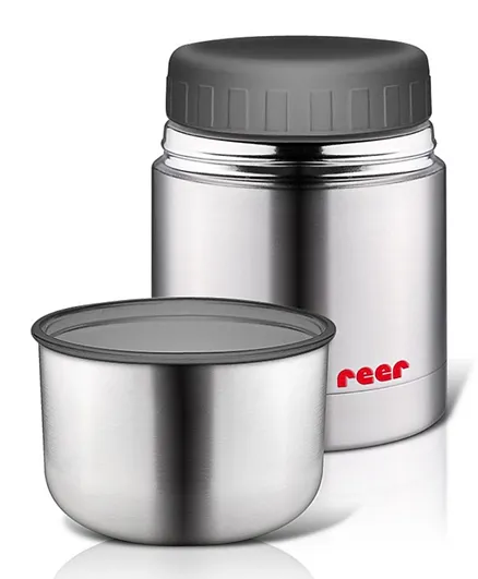 Reer Stainless Steel Thermal Food Container with Cup - 350ml