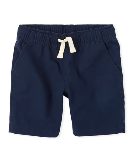 The Children's Place Solid Stretch Shorts - Navy Blue