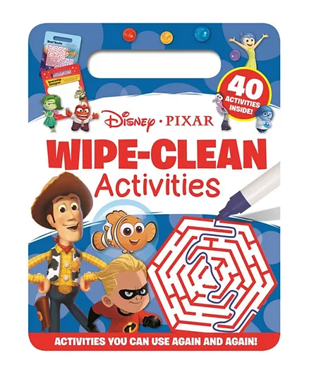 Disney Pixar Wipe-clean Activities - English