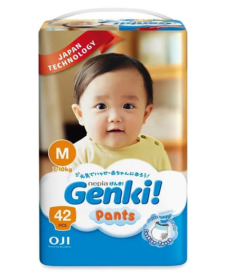 Genki Pant Style Diapers Size 3 - 42 Pieces