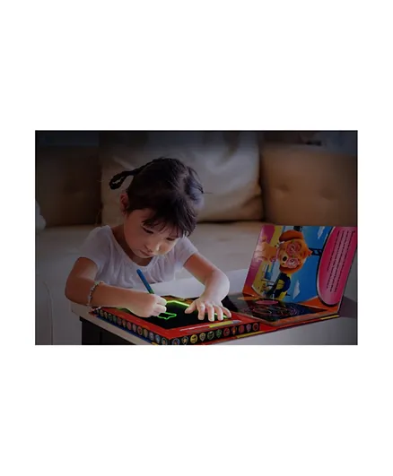 Phidal Disney Princess Read & Glow Board Book - Pink