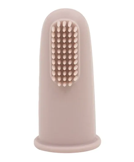Amini Silicone Finger Toothbrush - Rose Pink