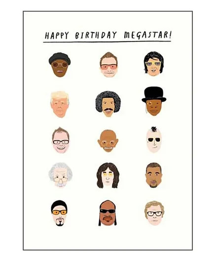 Pigment Birthday Megastar Greeting Card
