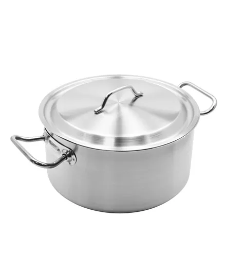 Chefset Cooking Pot With Lid Silver - 12cm
