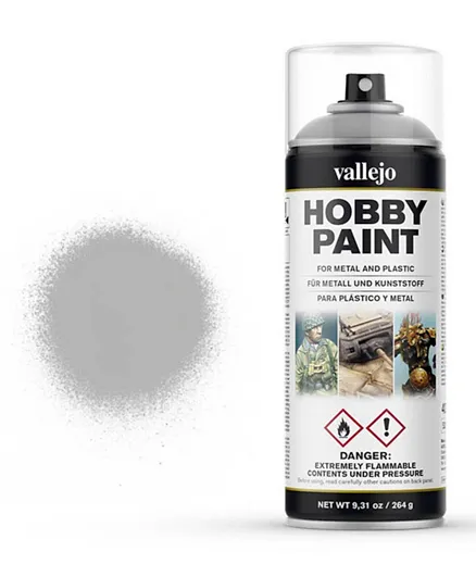 Vallejo Hobby Paint Spray Primer 28.011 Grey - 400mL