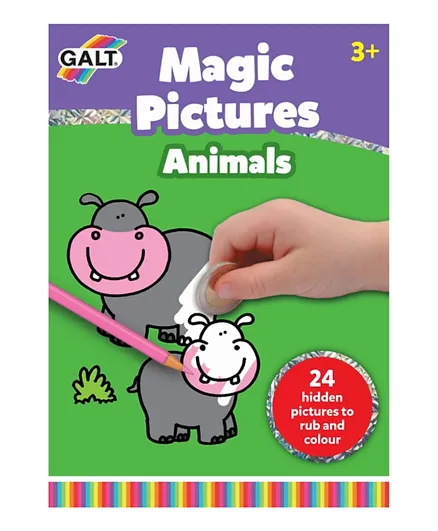 Galt Toys Pad Animals Magic Pictures Colouring Book - 24 Pages