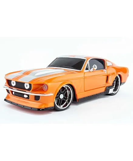 Maisto Die Cast Radio Controlled  1:24 Scale Tech  Street Series 1967 Ford Mustang GT - Orange