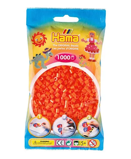 Hama Midi Beads in Bag - Orange