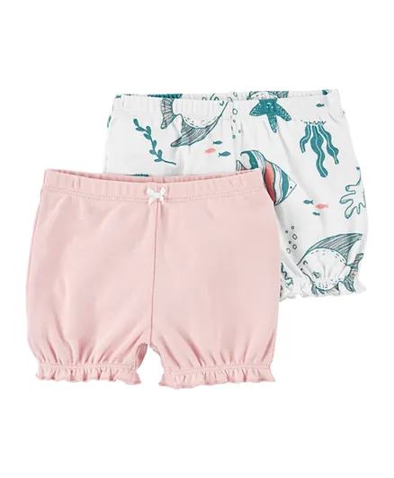 Carter's 2 Pack Pull-On Shorts - Multicolor