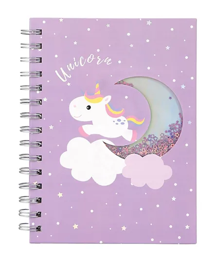 Essen Cute Unicorn Notebook  Journal, Diary Notepad for Girls Kids Students Adults -160 Pages