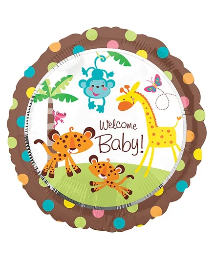 Party Centre Baby Foil Balloon - Multicolour