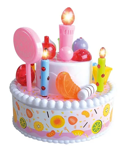كعكة عيد ميلاد يم يام صغيرة تعمل بالبطارية من باور جوي - متعددة الألوان