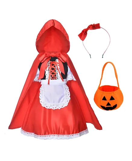 Highland Riding Hood Halloween Costume - Red