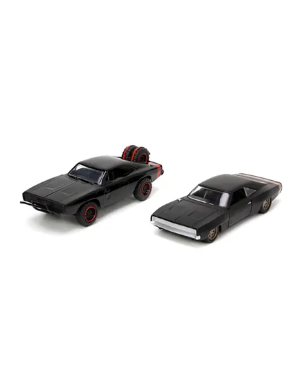Jada Fast & Furions Twin Pack 1:32 F9 1970 Dodge Charger & F7 1970 Dodge Charger Car Toys