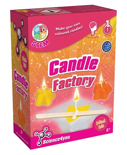 Science For You Mini Kit Candles Factory - Multicolour