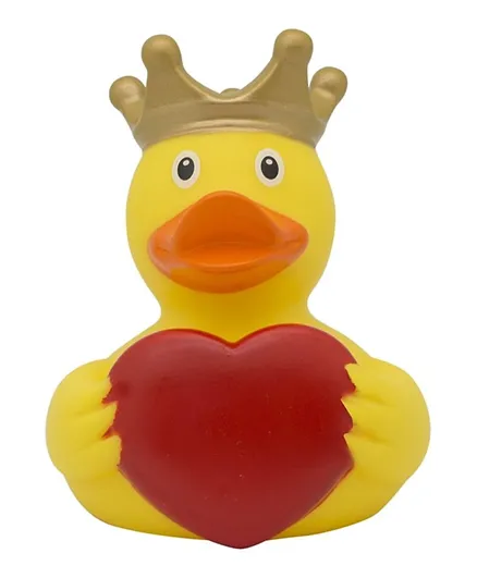 LILALU Duck With Greeting Heart Small - Red