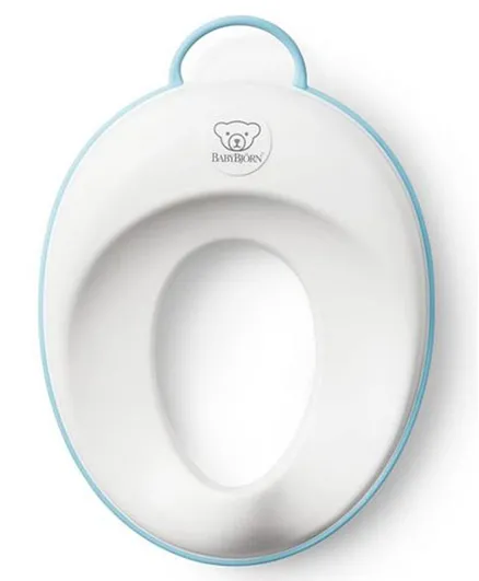 BabyBjorn Toilet Training Seat - Turquoise and White