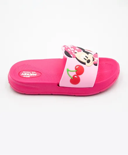 Minnie Mouse Slides - Pink