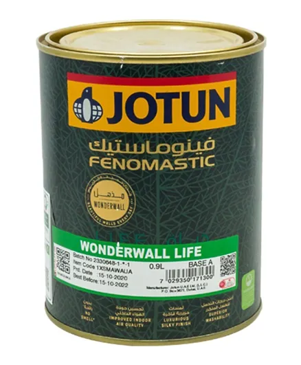 Jotun Fenomastic Wonderwall Life Base A Paint - 0.9L