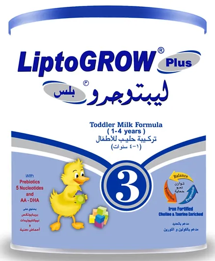 تركيبة حليب الأطفال ليبتوجرو بلس المرحلة 3 - 400 جرام