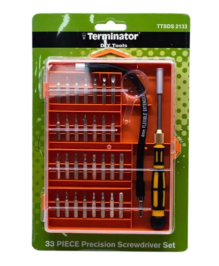 Terminator Screw Driver Precision Set - 33 Pieces