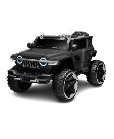Megastar Ride On Rechargeable Big Blaster Jeep 4wd Heavy Duty Super Jeep With Remote Controller - Grey