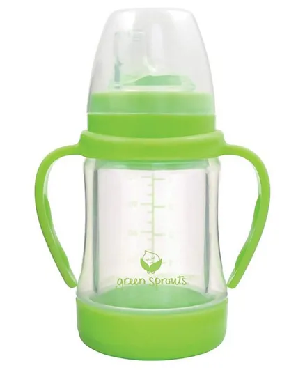Green Sprouts Glass Sip & Straw Cup Light Green - 118ml