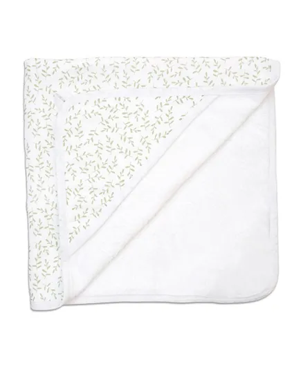 Lulujo Baby Hooded Towel - Greenery