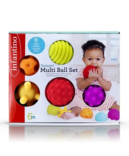 Infantino Textured Muliti Ball Set Toys - Classic