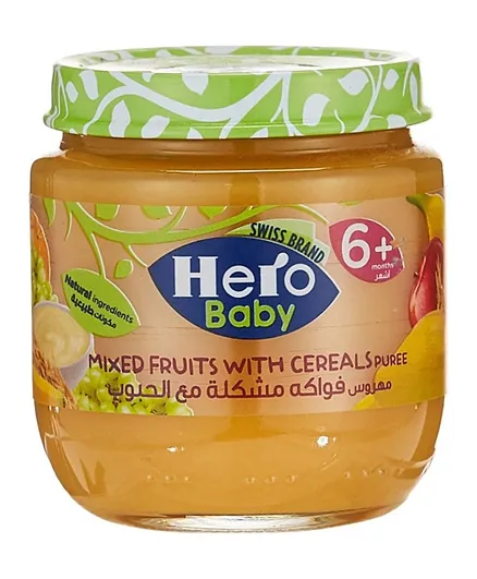 Hero Baby Mixed Fruits With Cereals Spread - 125g