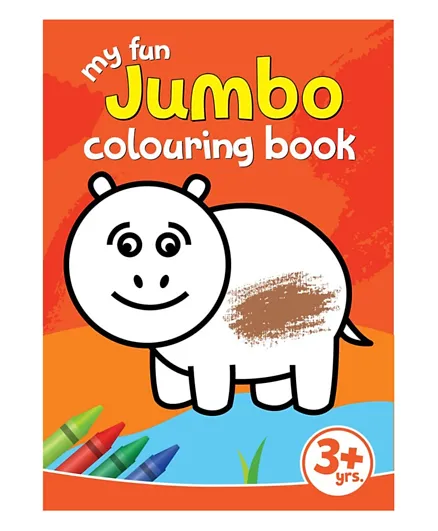 My Fun Jumbo Colouring Book - English