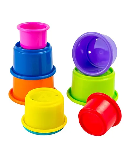 Lamaze Pile and Play Stacking Cups Set Multicolor - 8 Pieces